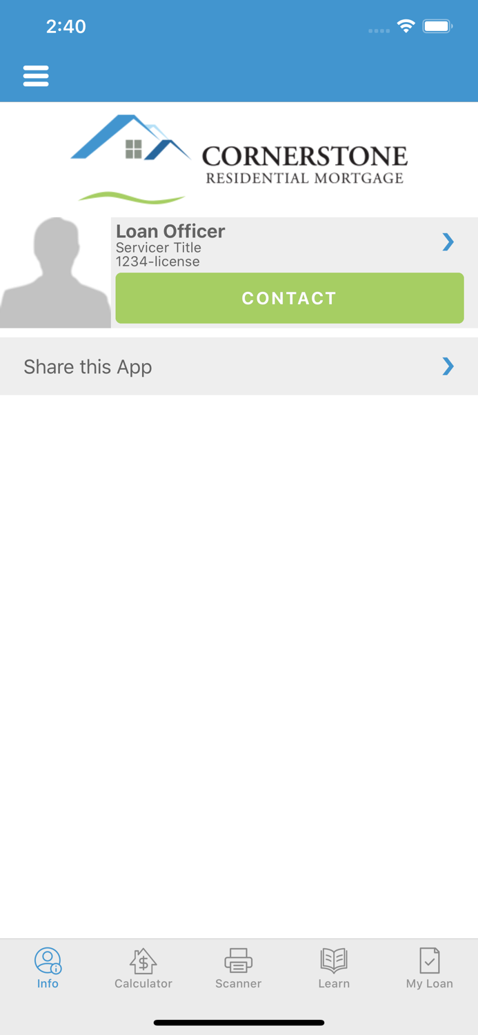 Cornerstone Residential Mtg