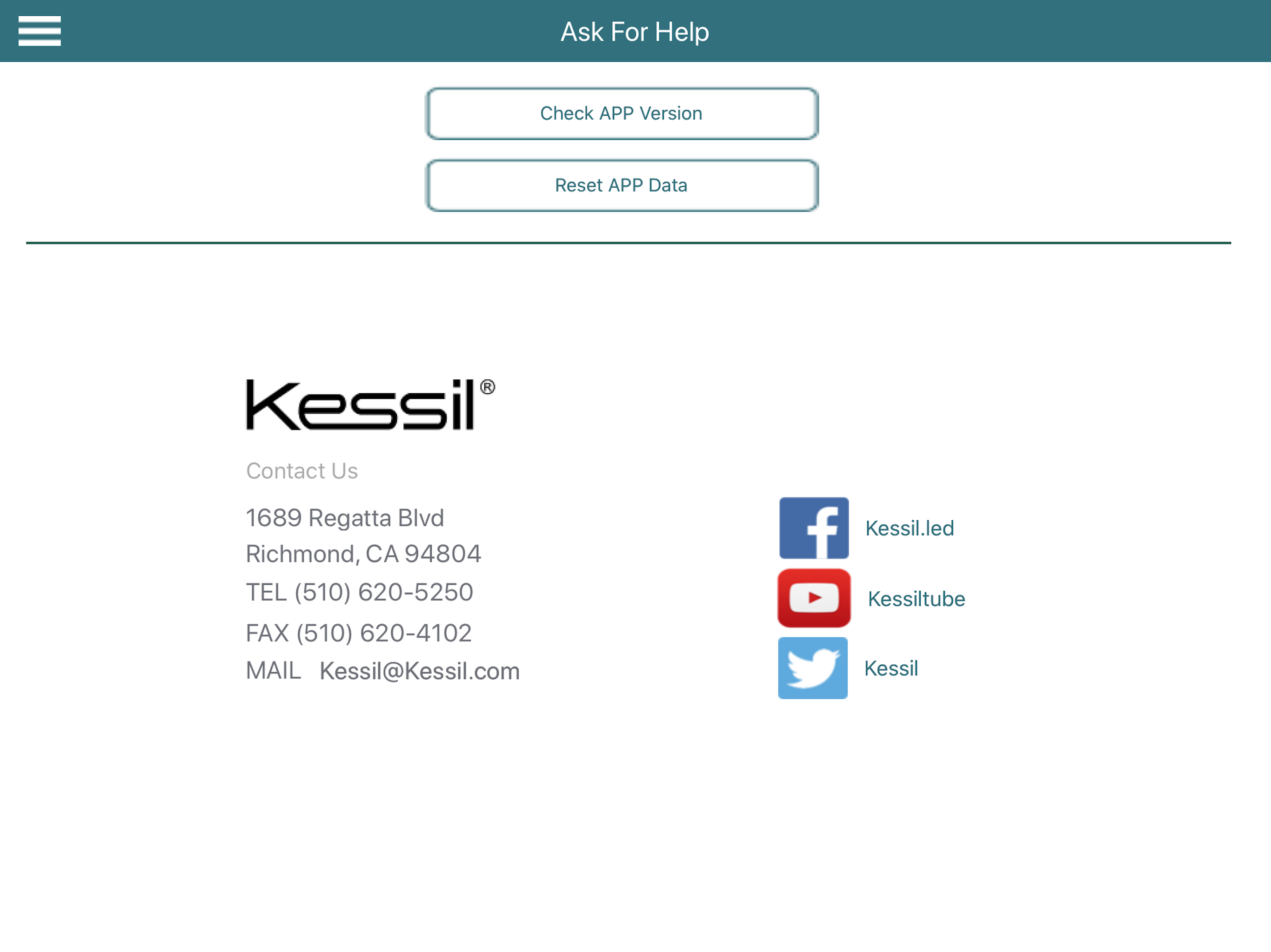 Kessil AP700 Controller(PAD) screenshot 5