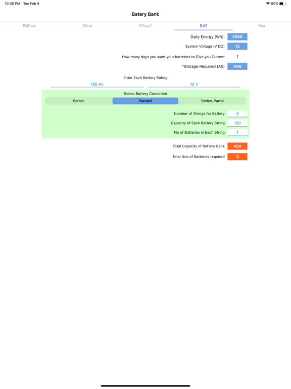 Screenshot #4 for PV Calculator - off grid