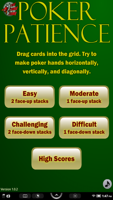 Poker Patience screenshot 2