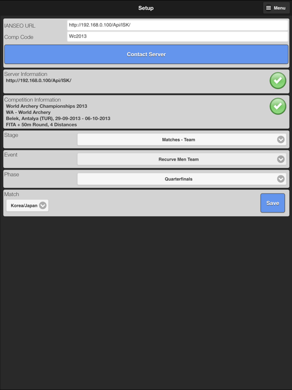 Screenshot #4 pour Ianseo Scorekeeper