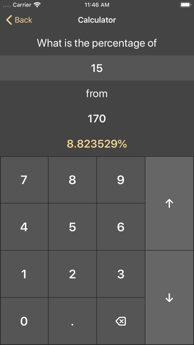 Percentage Calculator Percent Screenshot