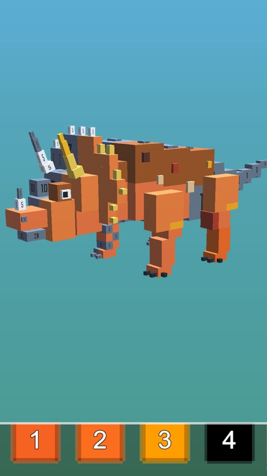 #4. Pixel Art 3D - Paint by Number (iOS) 由: Firoz Hasan