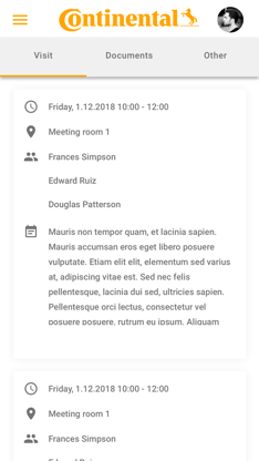 Continental Visitor Management screenshot 2
