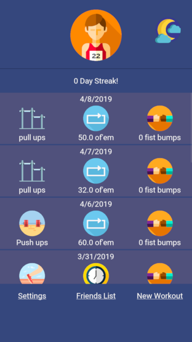 Screenshot #3 pour Friendly Fitness
