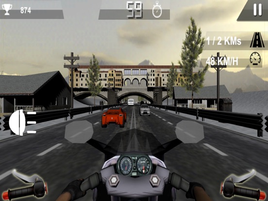 Screenshot #5 pour Boss Of Bumper Bike Race