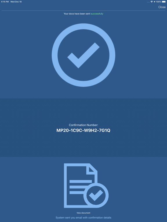 Hogan Driver App iPad screenshot 6 - Business app