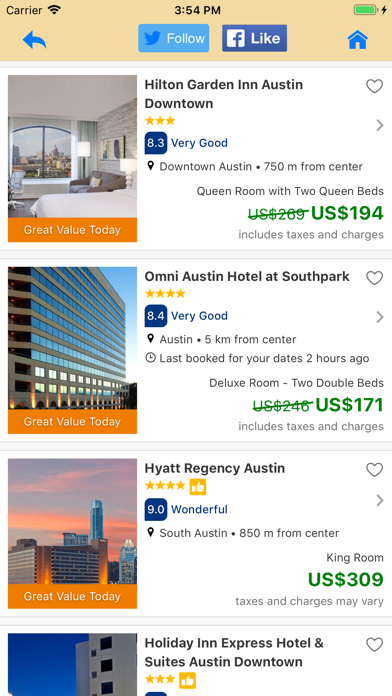 Hotels for Tablets iPhone screenshot 5 - Travel app