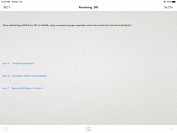 FAA IA Knowledge Test Prep iPad screenshot
