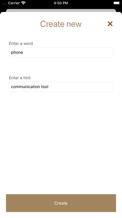 Matching letters for a word