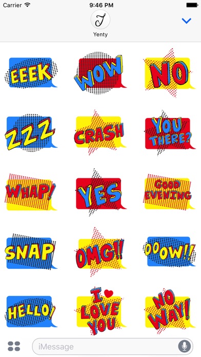 Comic Speech Bubbles Screenshot