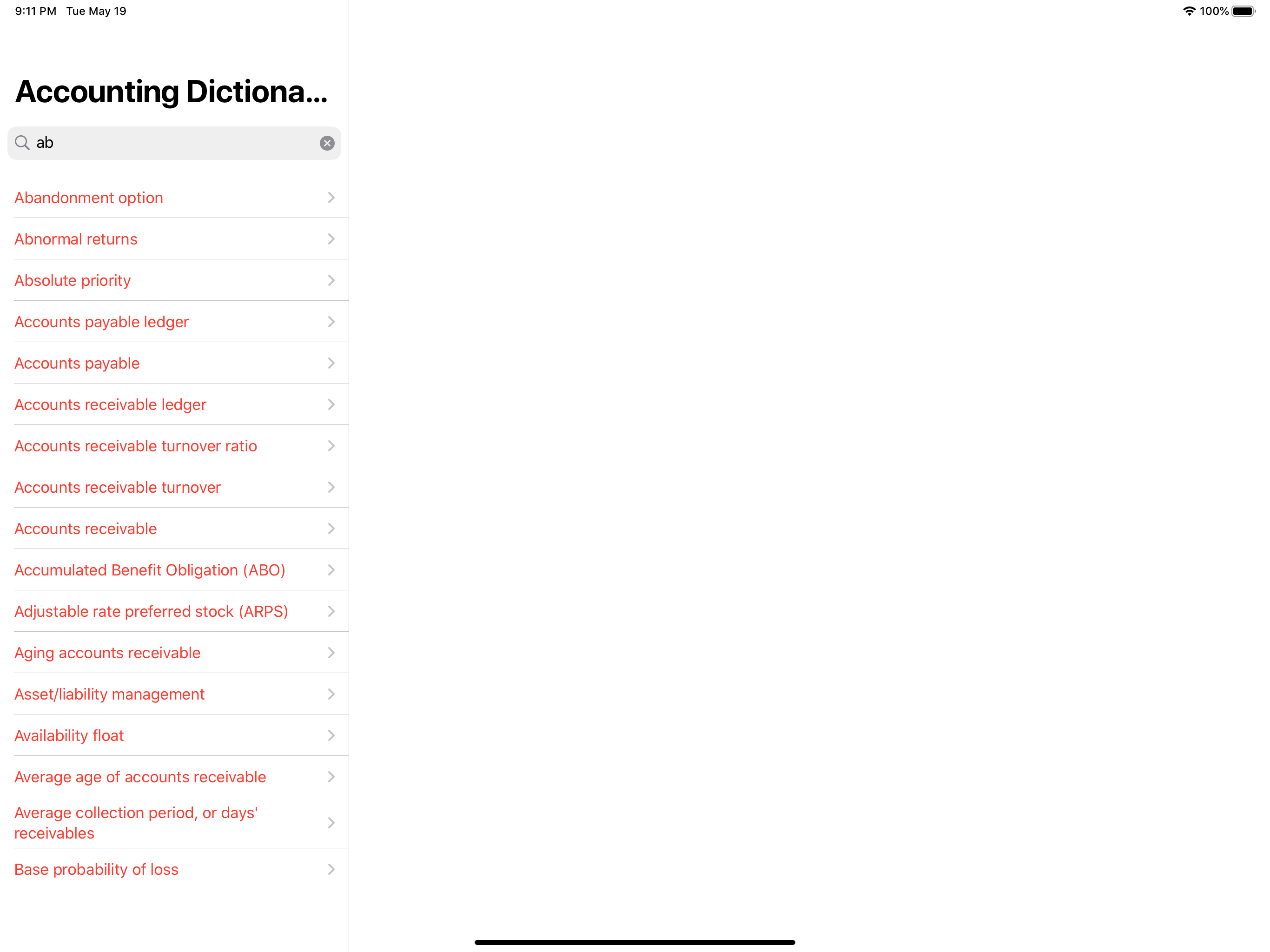 Accounting Dictionary-Offline
