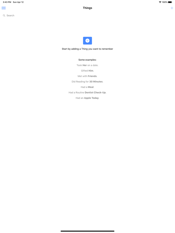 Time and Again iPad screenshot 2 - Lifestyle app