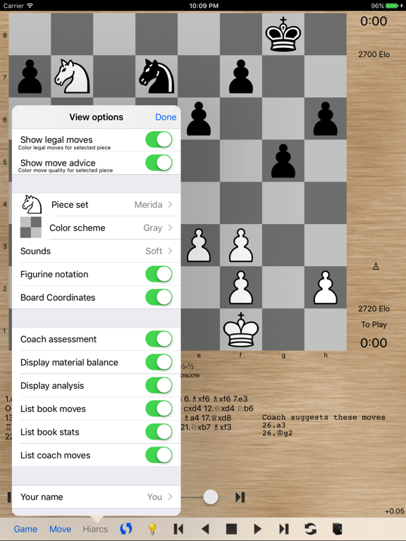Screenshot #6 pour HIARCS Chess for iPad