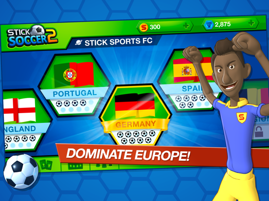 Stick Soccer 2 iPad app afbeelding 4