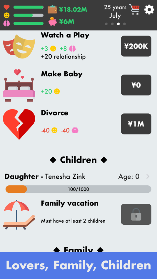 #3. The Life Simulator (iOS) 由: Mind Vacation Inc.