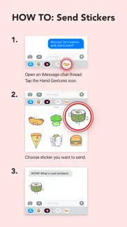 sweetie-pie food stickers iphone screenshot 4