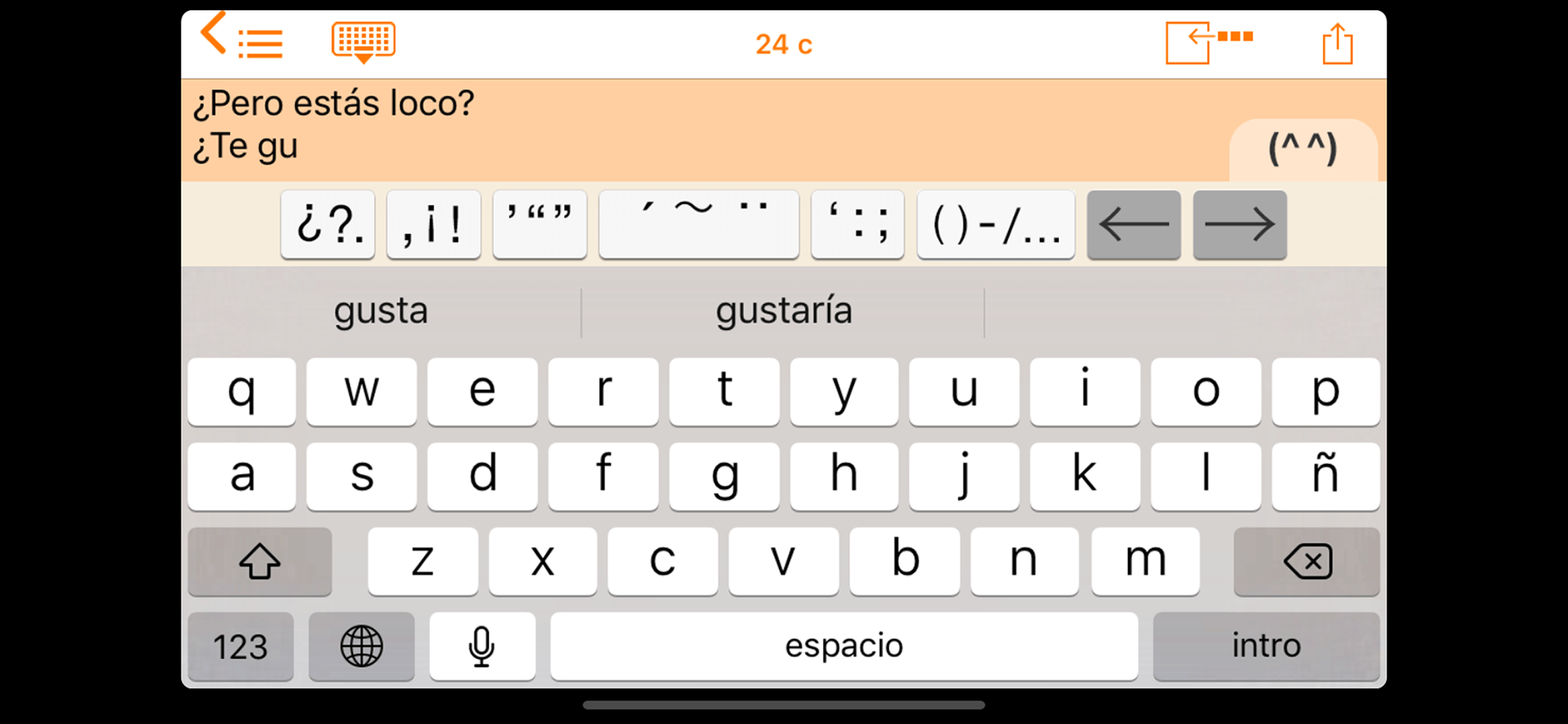 Easy Mailer Spanish Keyboard screenshot 4