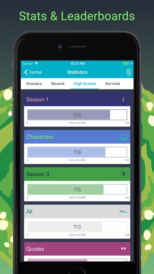 #5. Fan Quiz for Rick and Morty (iOS) 由: Robbie Elias