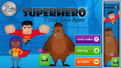 Screenshot #1 pour Superhero Comic Book Maker