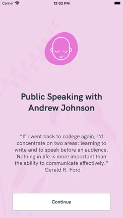 Public Speaking with AJ iPhone image 1