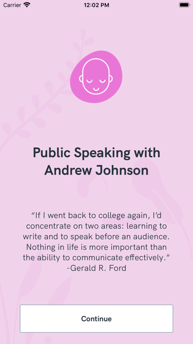 Public Speaking with Andrew Johnson screenshot 1
