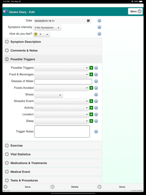 Screenshot #5 pour Gluten Diary