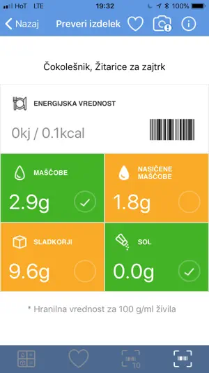 Veš kaj ješ za iPhone screenshot 3