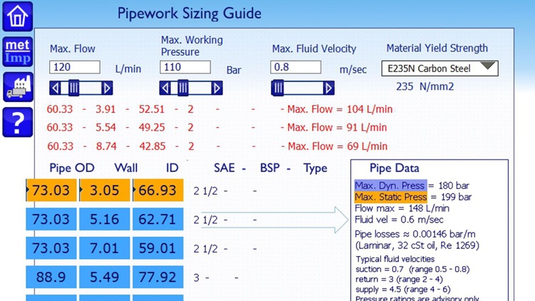 Hydraulic Training Calculators screenshot-3