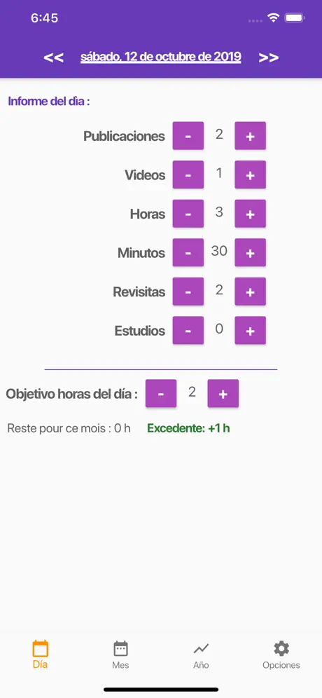 Informe de servicio jw