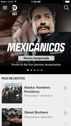 Discovery en Español GO screenshot 1