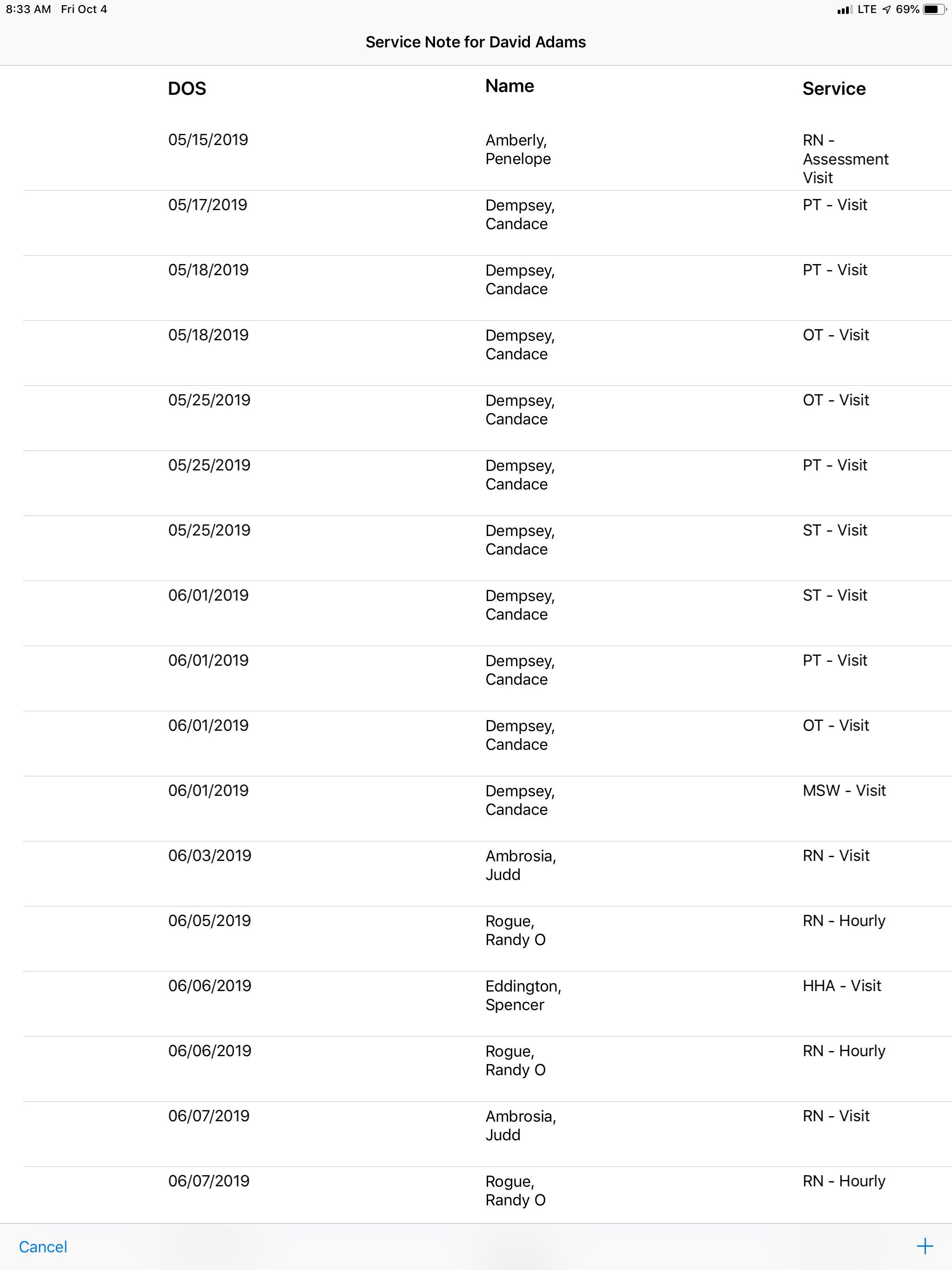 Care Visit screenshot 9