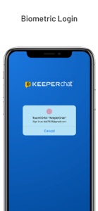KeeperChat Encrypted Messenger screenshot #1 for iPhone