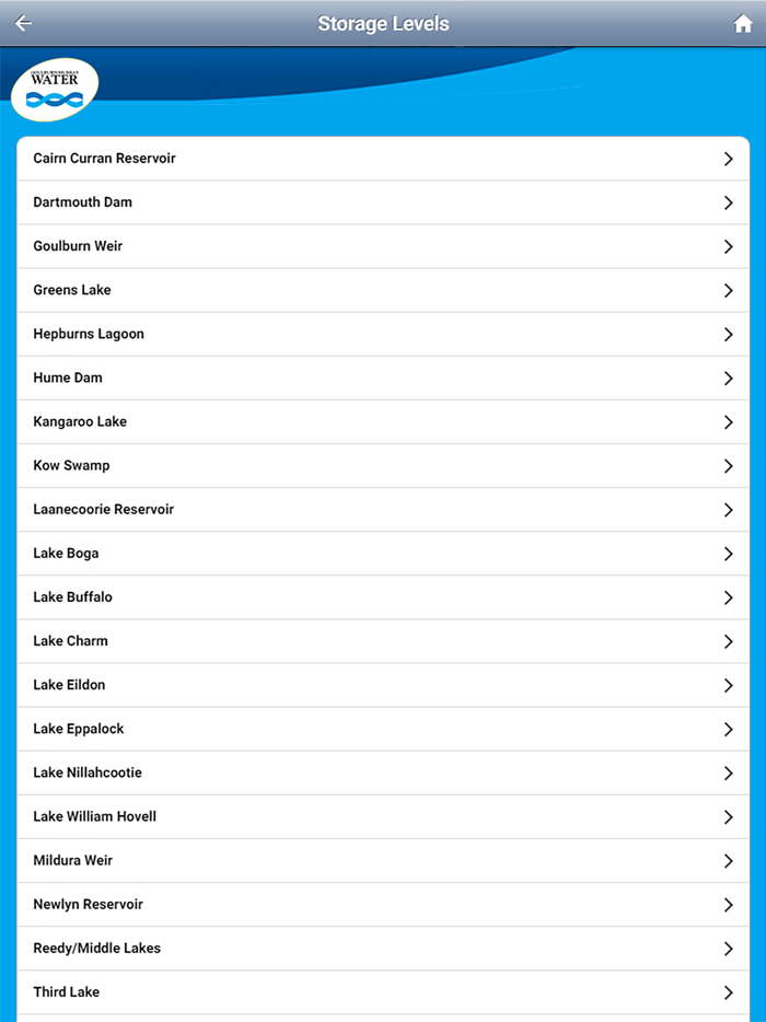 Goulburn Murray Water Mobile