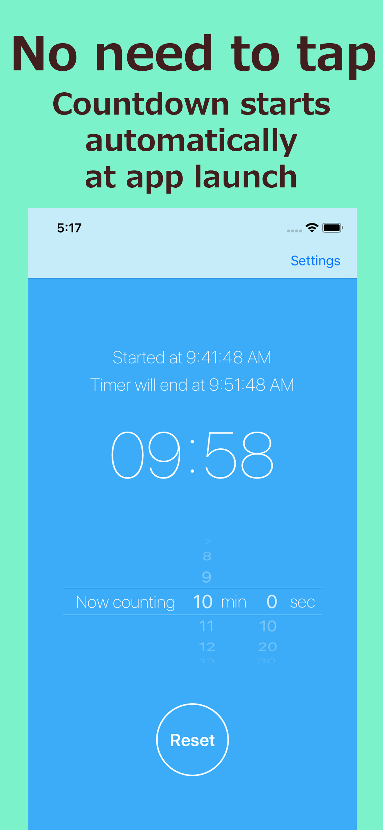 Quick Timer: The Fastest Timer