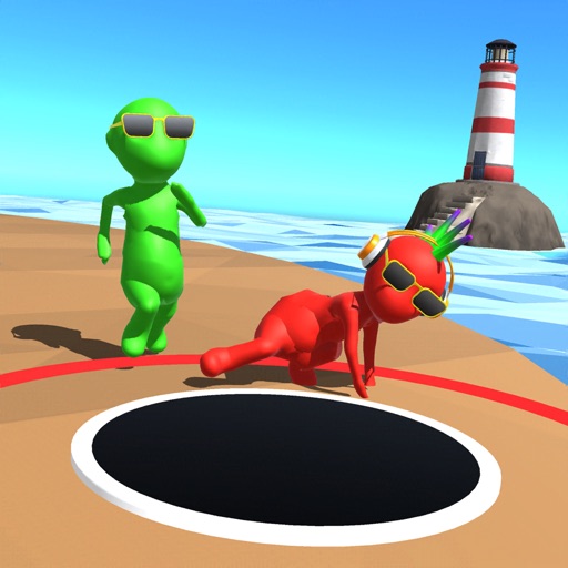 Fun Race Color Hole Party 3D Icon