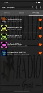 MRG.fm Radio App screenshot #4 for iPhone