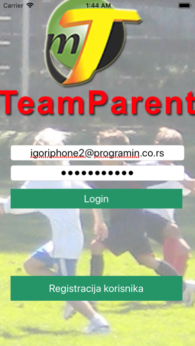 Screenshot #1 pour mTeamParent