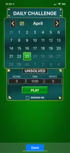 Solitaire Classic Patience screenshot #2 for iPhone