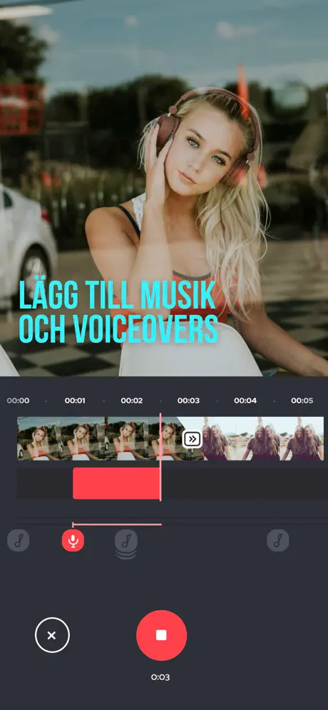 Redigera Video med Musik Pro