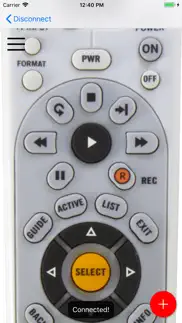 remote control for directv iphone screenshot 2