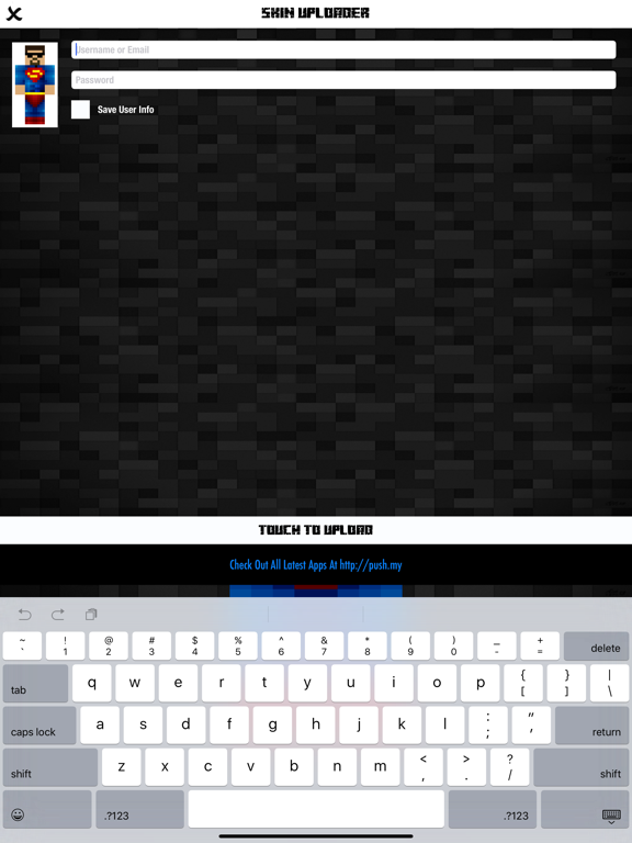 Skin Changer For Minecraft iPad screenshot