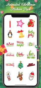 Animated Christmas Emojis pack screenshot #2 for iPhone