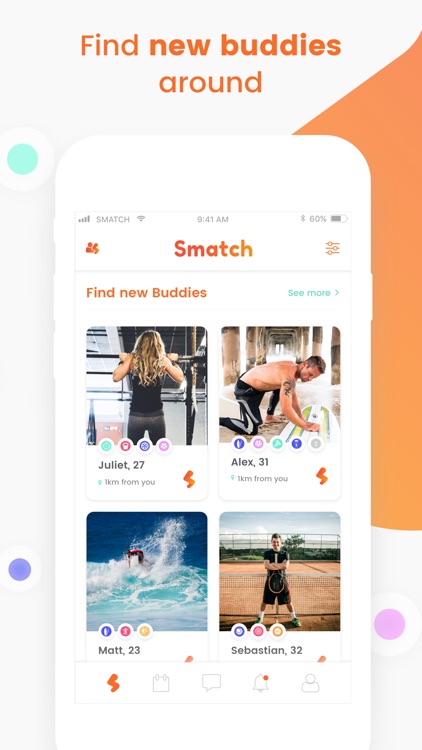 Smatch - Sport Buddies Around screenshot-3