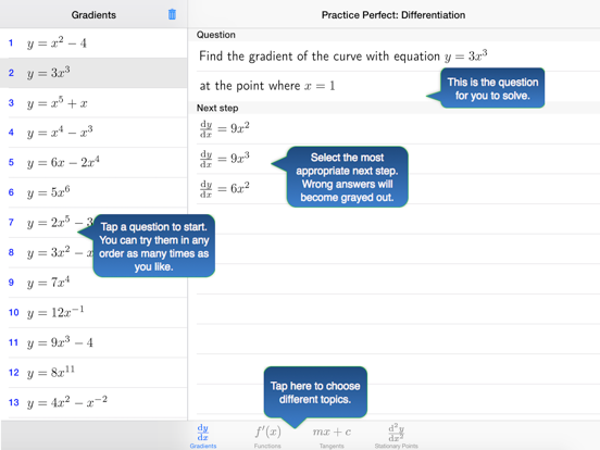 Screenshot #5 pour Practice Differentiation 2