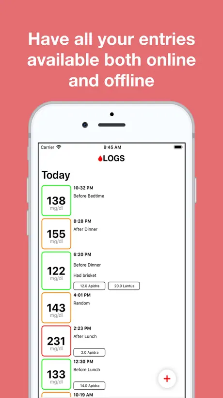 Diabetes Logs