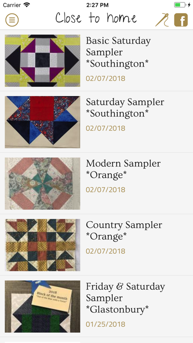 Close to Home sewing center Screenshot