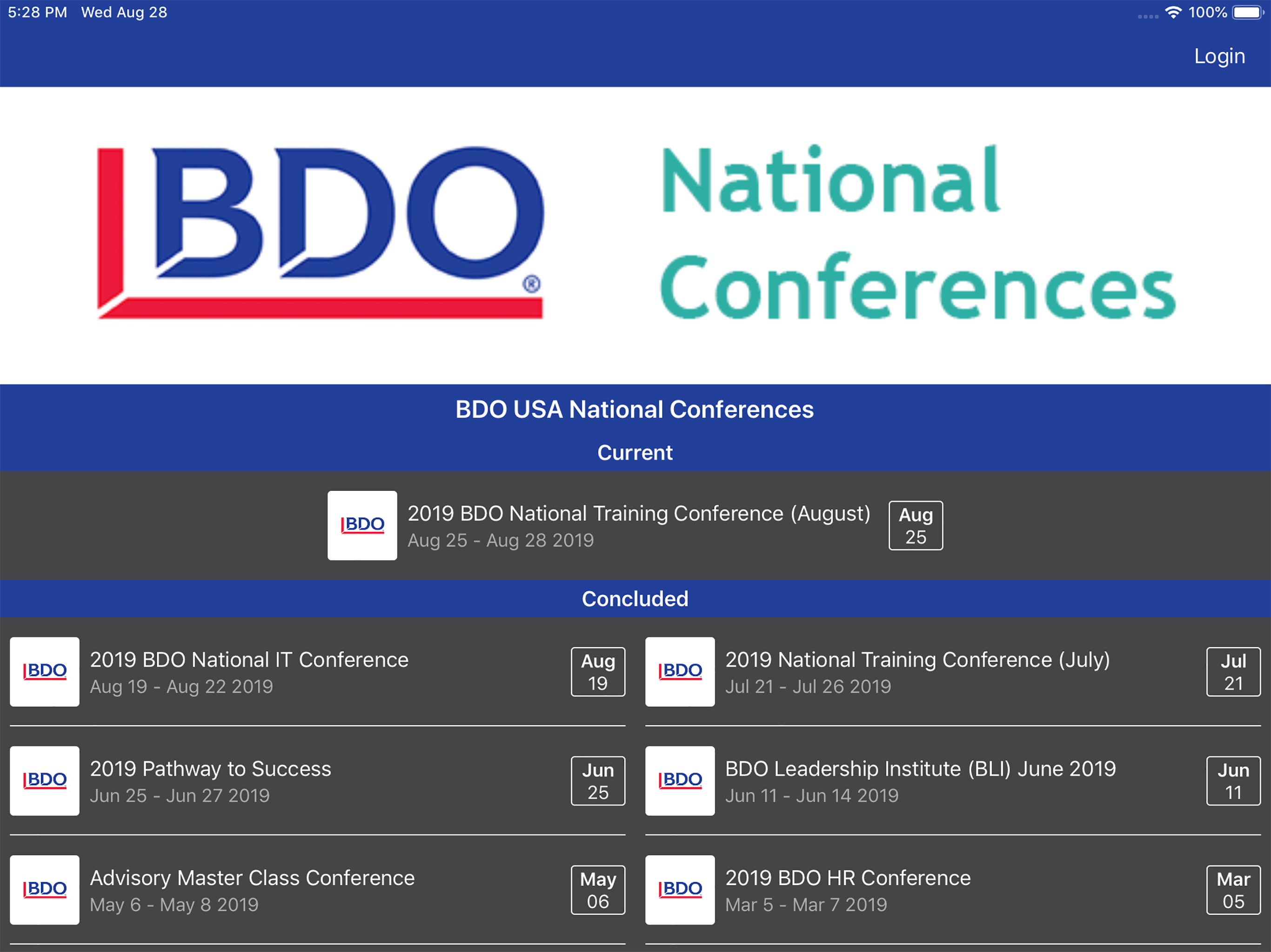 BDO USA National Conferences