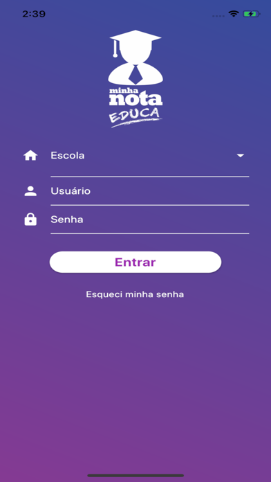 Screenshot #1 pour Minha Nota Educa ADM