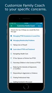 ptsd family coach iphone screenshot 2